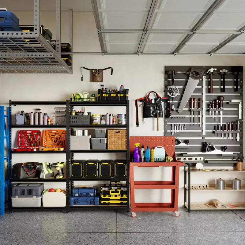 Heavy-duty adjustable metal storage rack for garage, photo 4