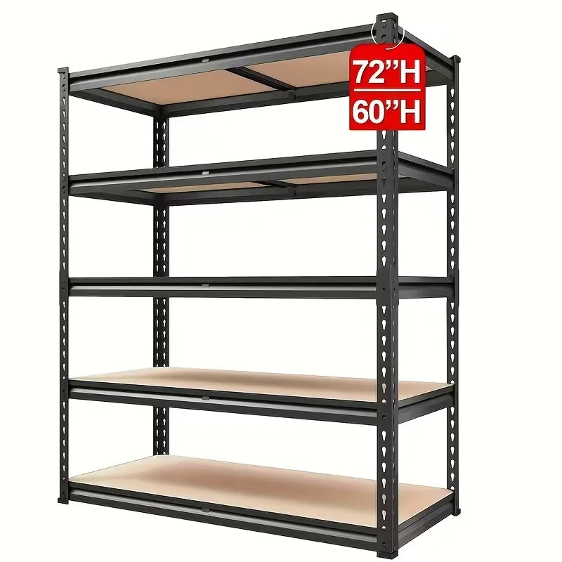 Heavy-duty adjustable metal storage rack for garage, photo 1
