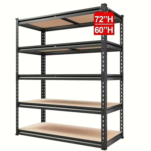 Heavy-duty adjustable metal storage rack for garage, photo 1
