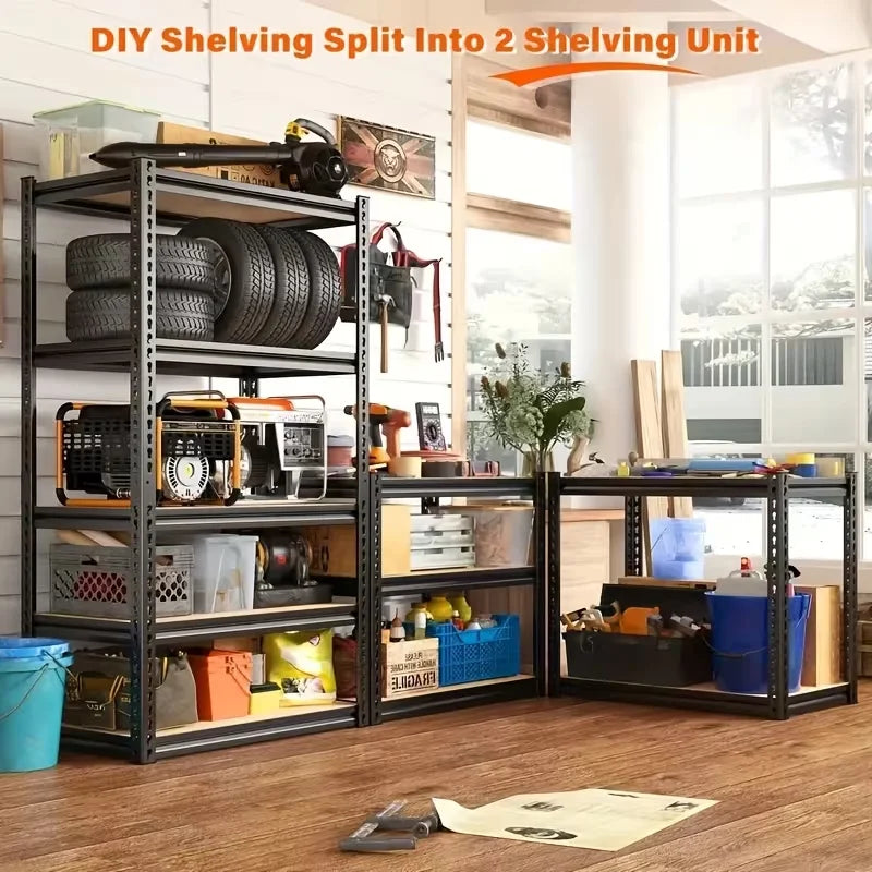 Heavy-duty adjustable metal storage rack for garage, photo 2
