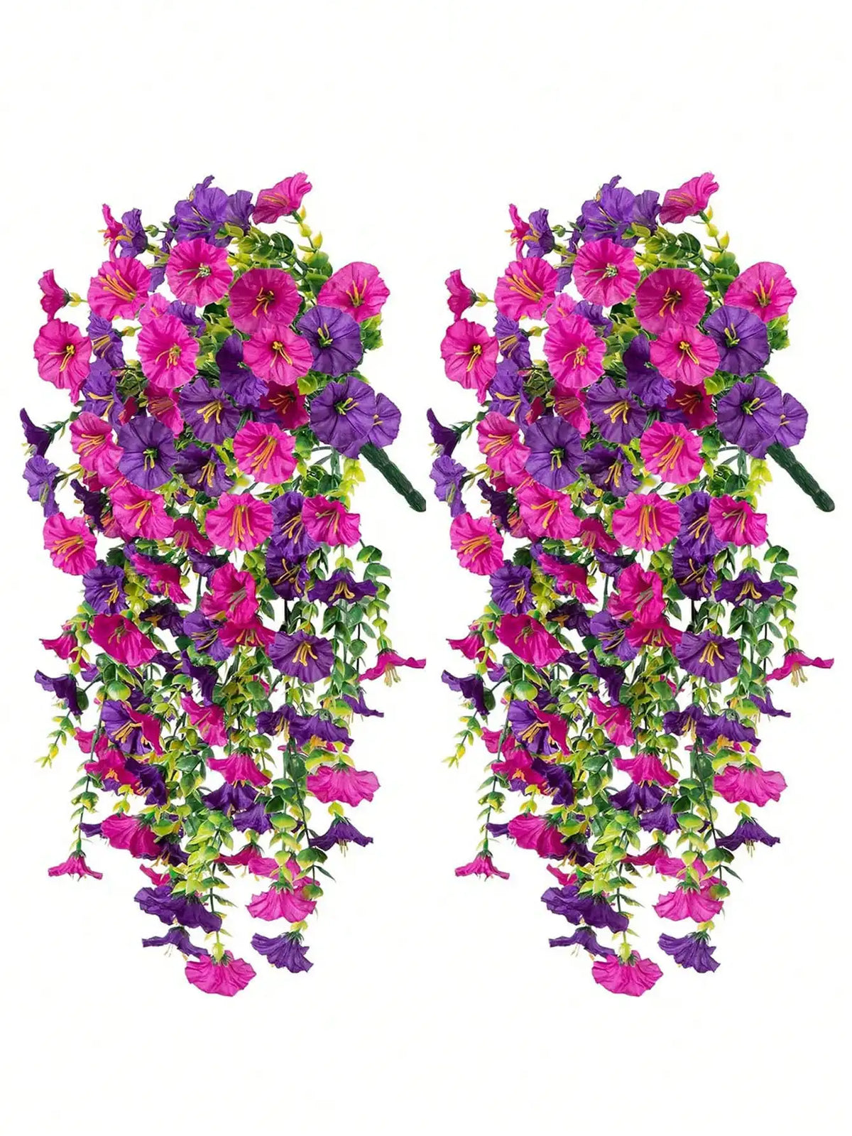 Artificial hanging flower vines for porch and wall decor, photo 8