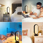 Oval LED ring bedside table lamp, photo 5