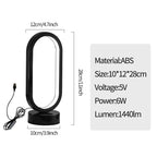Oval LED ring bedside table lamp, photo 8