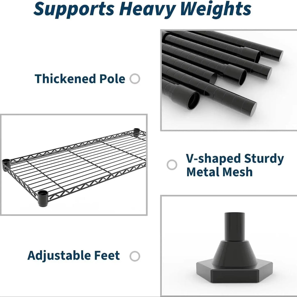 Heavy-duty L-shaped corner metal shelving for garage, photo 4