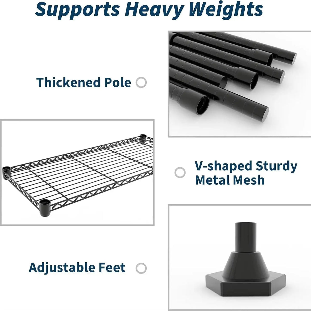 Heavy-duty L-shaped corner metal shelving for garage, photo 4